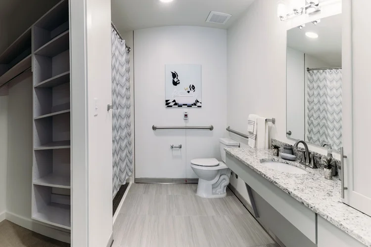 Capstone at Royal Palm Florida bathroom by CBS Cabinets