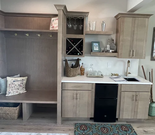 Custom cabinet and shelving project by CBS Cabinets Southwest Missouri